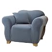 Stretch Piqué Chair Slipcover - Federal Blue