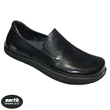 Cedar Men's Shoe by Earth Footwear: Color-Black Premium Calf Leather