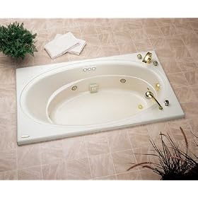 Jacuzzi 9235-959 Nova 6 Whirlpool Bath, White