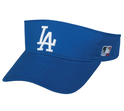 MLB ADULT Los Angeles DODGERS Home BLUE VISOR Adjustable Velcro TWILL New