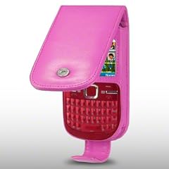 FLIP LEDER HANDYTASCHE ETUI CASE H�LLE F�R NOKIA C3 IN PINK