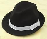 Michael Jackson Trilby Hat - Sz 58cm