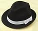 Michael Jackson Trilby Hat - Sz 57cm