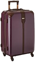 Hartmann Herringbone Luxe Hardside Medium Journey Spinner, Eggplant Herringbone, One Size
