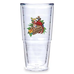 Tervis Tumbler Margaritaville It's 5'Clock Somewhere 24-Ounce Double Wall Insulated Tumbler, Set of... by