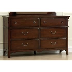 Broyhill 4670-230 Attic Heirlooms - Fireside Cherry Drawer Dresser in Cherry