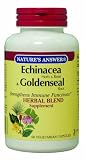 Nature's Answer Echinacea/Goldenseal (Herb & Root), Vegetarian Capsules, 60-Count