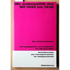 Die Judenpolitik des SD 1935 bis 1938