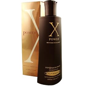 California Tan X Power Step 2 Maximizer Indoor Tanning Salon Tan Lotion for Men and Women 8fl.oz / e 235mL