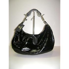 Versace Handbags Black Patent (Shiny) Leather BFB426