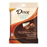 41uJFbbXMpL. SL160  Dove Sugar Free Peanut Butter Creme Chocolate Candies, 3.40 oz. bag (Pack of 6)