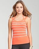 bebe Logo Crisscross Halter Sweater