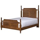Attic Heirlooms California King Low Post Bed in Natural Oak - Broyhill 4397 ....
