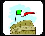 Decorated Mouse Pad with colosseum, artifact, italy, coliseum, ruin, roman, landmark