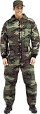 Woodland Camouflage Insulated Coveralls