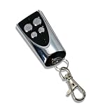Produkt-Bild: Handsender mit 4 Tasten, chrom / schwarz