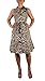 Peach Couture Vintage Button Up Work Dress Shift Dress Fabric Belt 100% Cotton