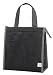 Fashion Insulated Hot/cold Cooler Tote Bag, Black