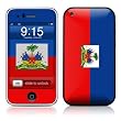 Haiti Flag Design Protector Skin Decal Sticker for Apple 3G iPhone / iPhone 3GS 3G S
