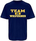 Step Ahead College Color Day Team Michigan Wolverines Tee Shirt