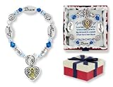 LOYAL BRAVE ALWAYS Military Gold Ribbon Expressively Yours Bracelet