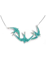 Stunning Handmade Silver Bird Necklace