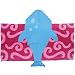 Stephen Joseph  Girl's Hooded Towel, Dolphin, One Size