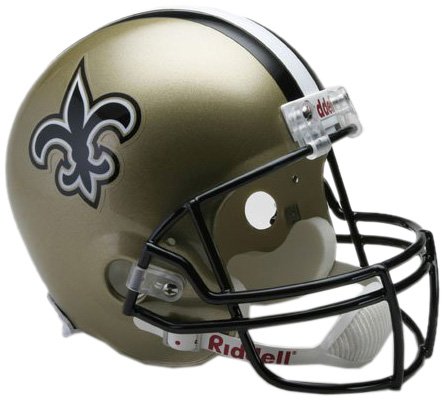 Riddell New Orleans Saints NFL Deluxe Replica Full Size Helmet