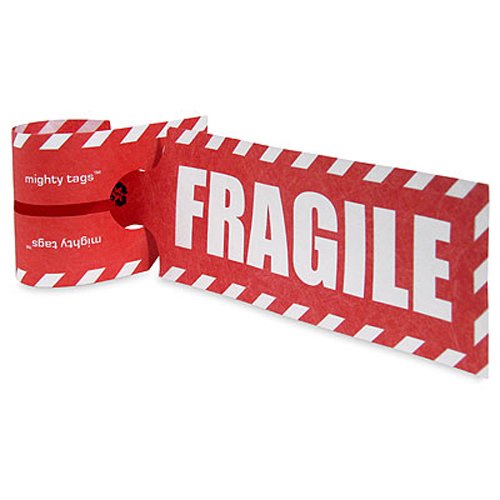 handle with care luggage tag