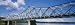 Bridge Across a River, Tanana River, Alaska, USA Photographic Poster Print by Panoramic Images, 120x40