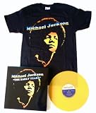 Michael Jackson the Early Years Black T-shirt with Limited Edition Colored Vinyl Record