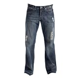 Soul Cal Regular Ripped Jeans - Blue - Mens - 28W x 32L
