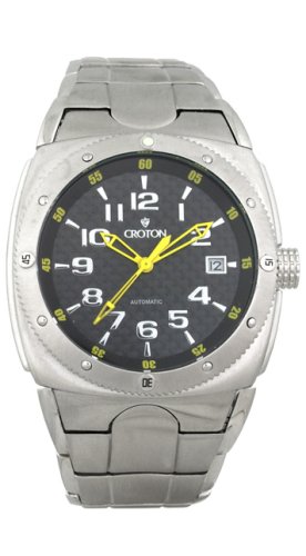 Croton Mens CA301059SSYL Silver-Tone Hands Watch
