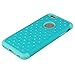 iPhone 6S Case,EC™ [Shockproof] Apple iPhone 6S Case, Heavy Duty Dual Layer Hybrid Stud Rhinestone Bling Protection Cover Case for Apple iPhone 6S / 6 (A Turquoise+Turquoise)
