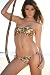 HIGH FASHION STYLE GOLD FOIL BANDEAU BIKINI - THE MARSEILLE