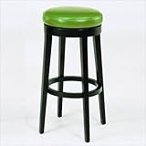 Armen Living Leather Swivel Barstool Green Leather Armen Living Leather Swivel Barstool Green Leather