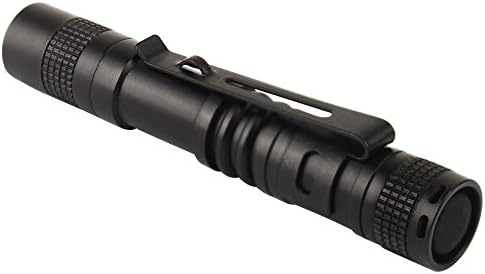 HUGSBY Mini AAA CREE Handheld LED Flashlight Pocket Torch Light 120LM (9CM./3.54IN.)