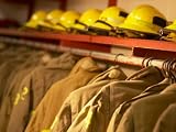 Firefighting Gear Photographic Poster Print, 12x16