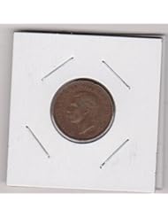 Coins: 1938 United Kingdom Classic Head Farthing Choice Extremely Fine