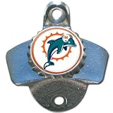 Miami Dolphins Mountable Steel Bottle Opener