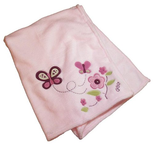 Sugar Plum Applique Sherpa Blanket