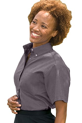 Ed Garments 5027 Women's Short Sleeve Dress Button Down Oxford