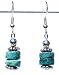 Turquoise Disc Earrings - Made By Suvivors in India
