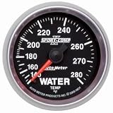 Auto Meter 3631 Sport Comp II Mechanical Water Temperature Gauge