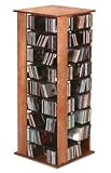 IMAGE OF Cherry Wood Technology TO-1260 Hardwood black CD DVD Spinning Media Tower