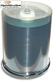 MBI 52X 80-Minute COLOR Lightscribe Direct Disc Labeling CD-R's 100-Pak in Cakebox