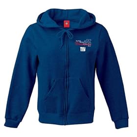 New York Giants Super Bowl XLII Champions Ladies Champions Full Zip Hoodie