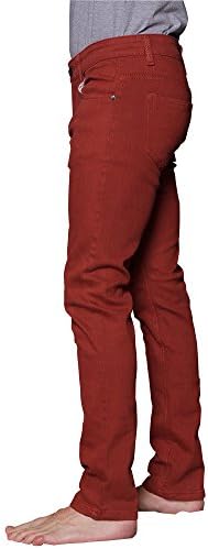 Victorious Men's Skinny Fit Colored Jeans DL937 - RUST - 38/34