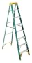 Werner 5908 225-Pound Duty Rating Type II Fiberglass Stepladder, 8-Foot