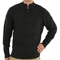 ExOfficio Men's Von Wolff 1/4 Zip Tee, Black/Pebble, X-Large